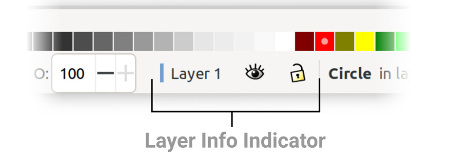 Figure 1.19 – Layer Info Indicator