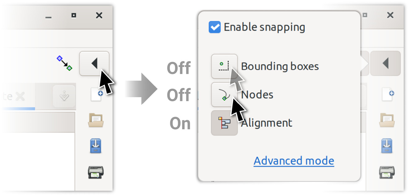 Figure 4.20 – Toggling off the Bounding Boxes and Nodes options