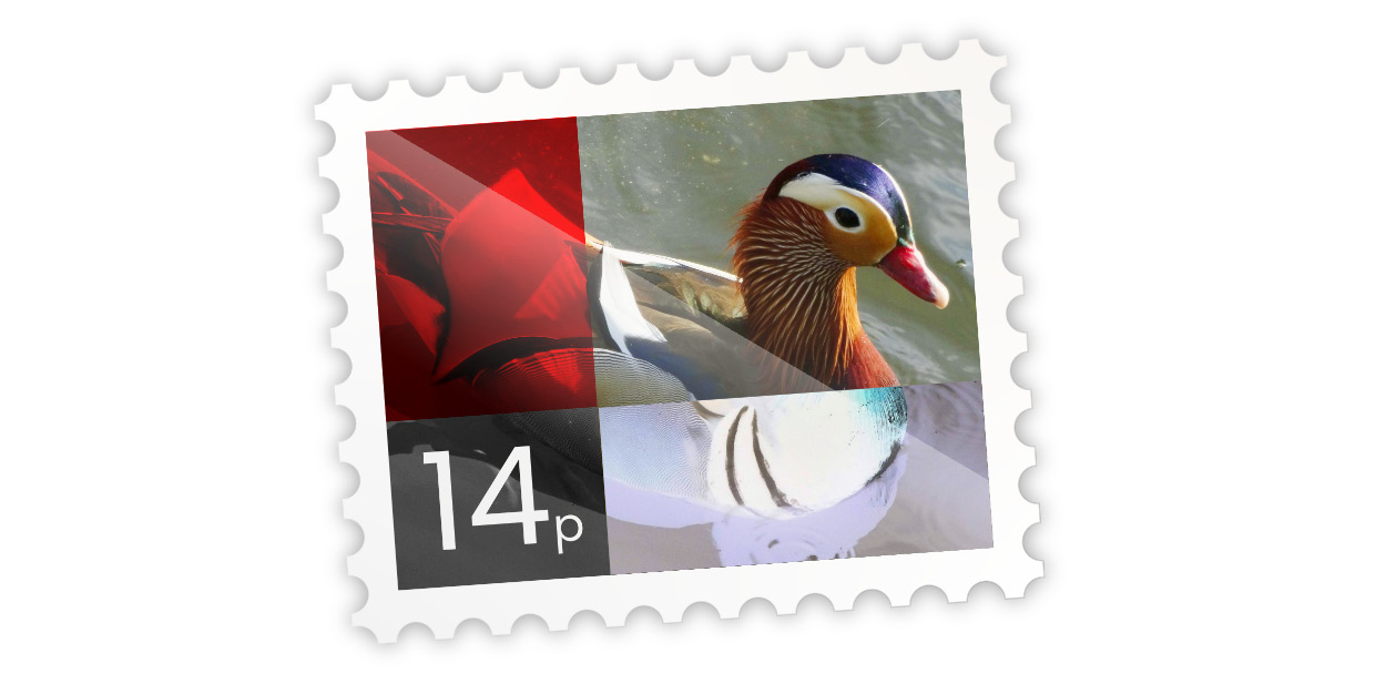 Figure 8.41 – The postage stamp illustration we’re going to make in this practice lesson