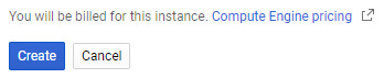 Figure 1.6 – Google Cloud instance creation
