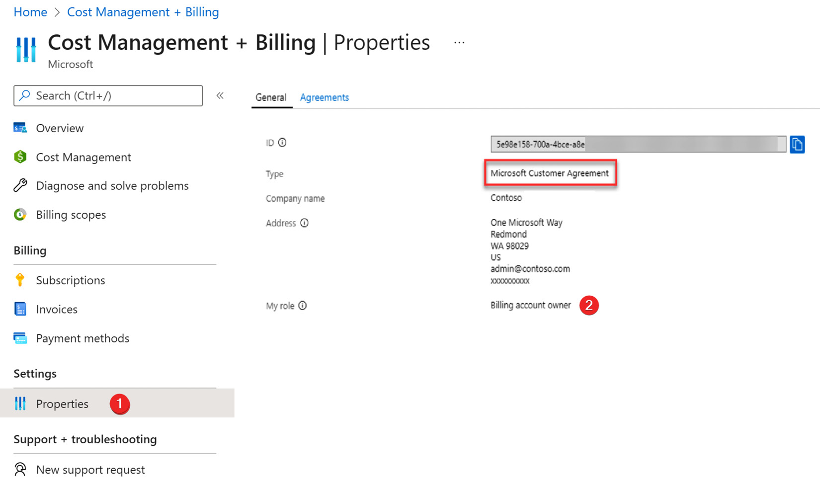 Figure 1.11 – Azure Cost Management + Billing