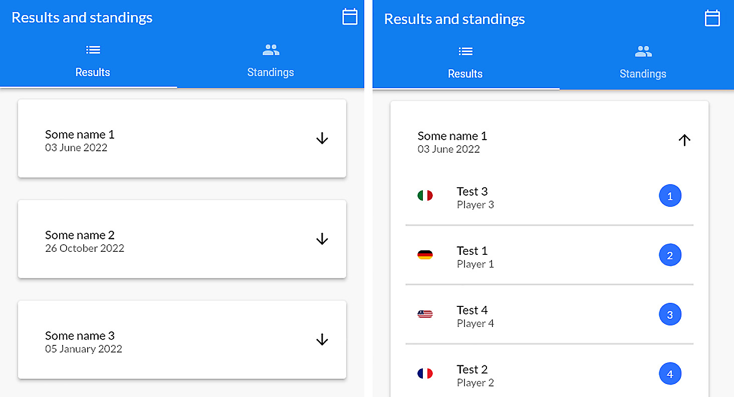 Figure 2.3 – On the left, the content is hidden; on the right, the content is visible
