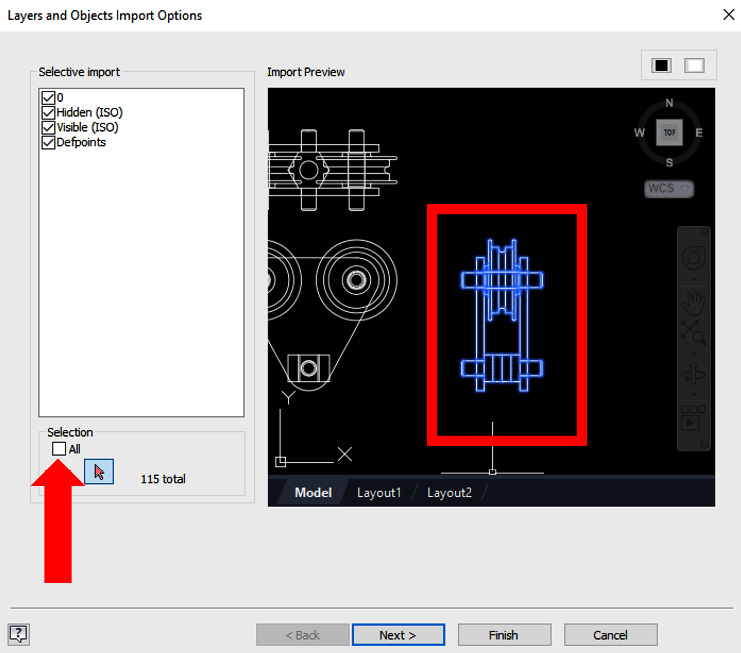 Figure 2.33: The geometry that is required for the second import option
