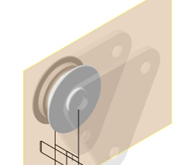 Figure 2.54: Completed revolve operation shown
