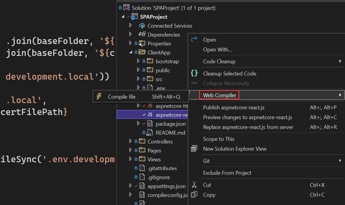 Compiling web libraries with Web Compiler | Hands-On Visual Studio 2022