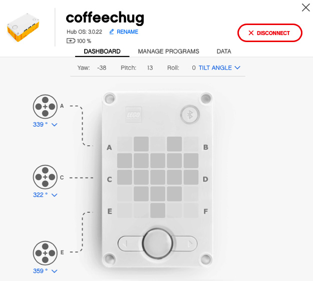 Figure 2.54 – Hub Connection view
