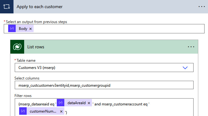 Figure 5.18 – List rows