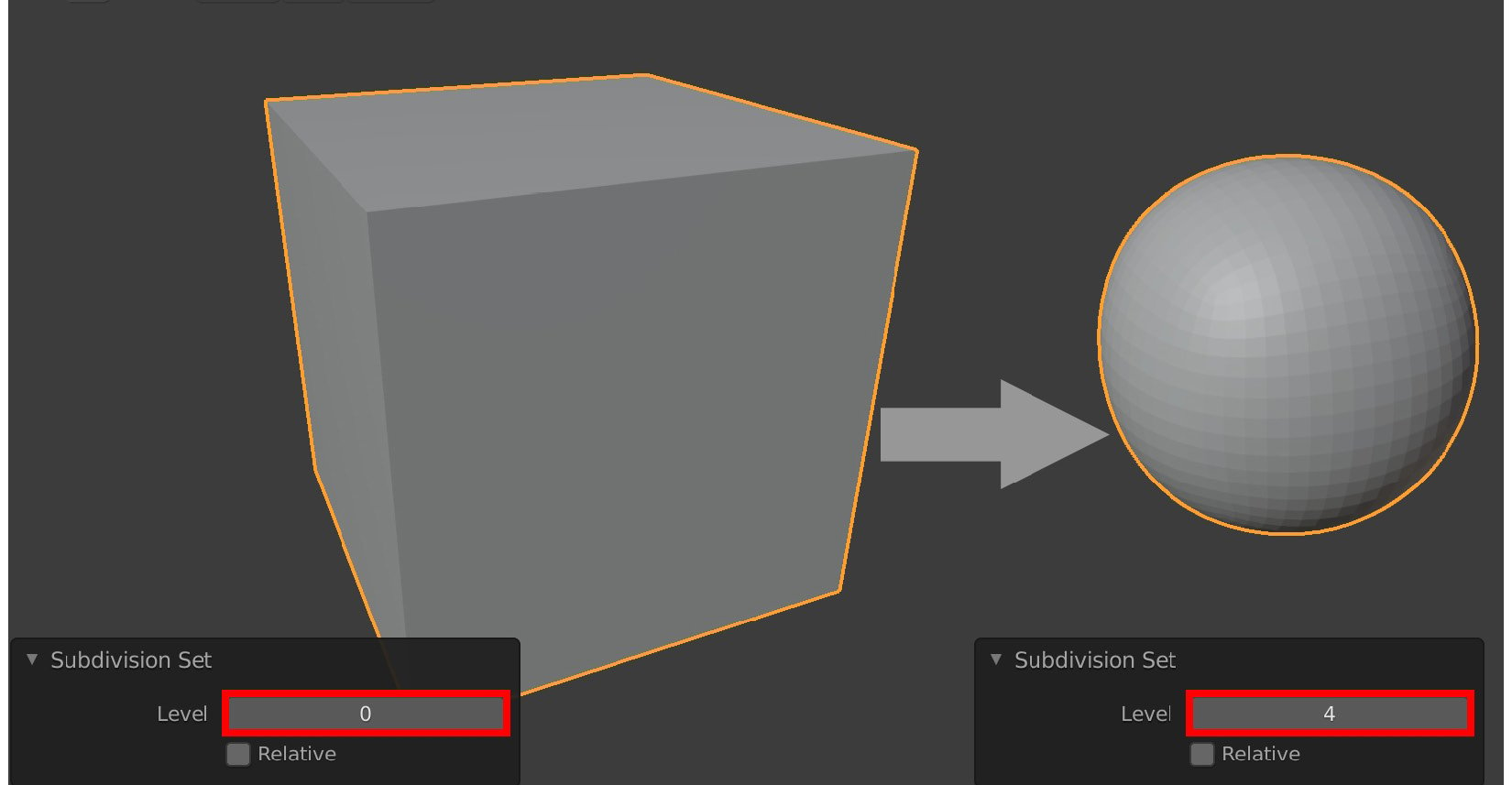 Figure 1.19 – Applying the Subdivision Surface modifier to a mesh
