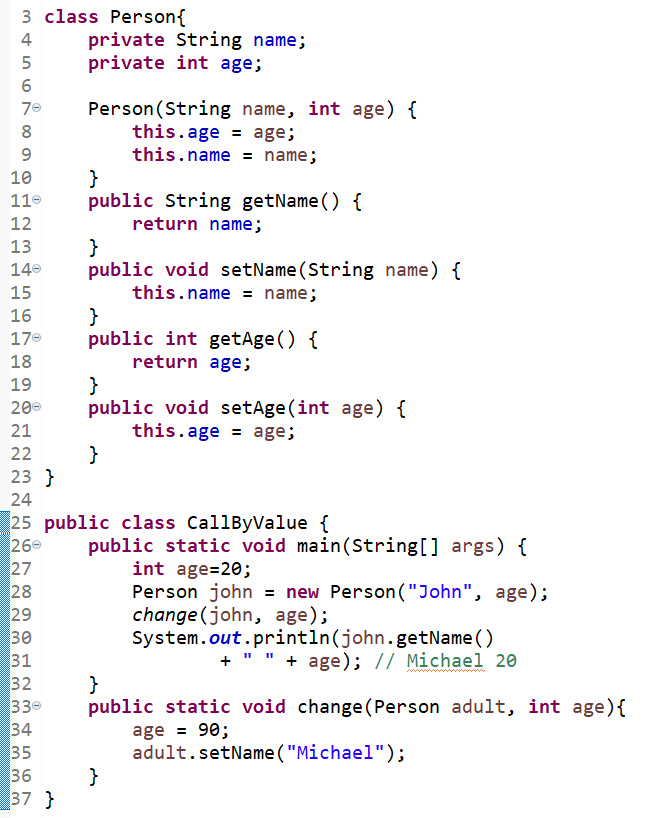 Figure 2.5 – A call-by-value code sample