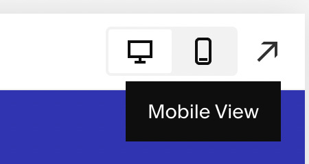 Figure 8.2 – Mobile View button