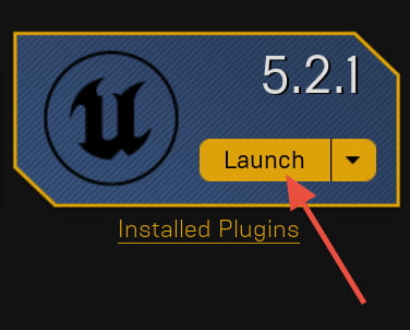 Figure 1.8: The Launch button