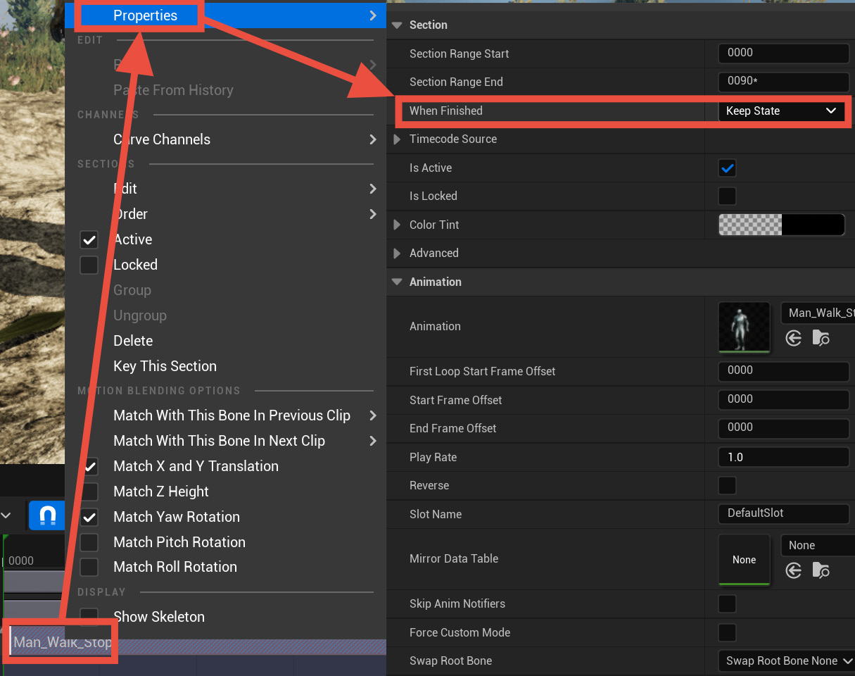 Figure 9.16: Changing Adam’s animation state