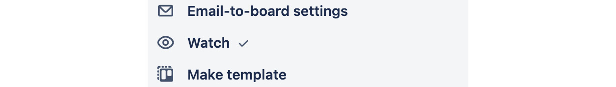 Figure 1.17 – The board’s Watch button checked