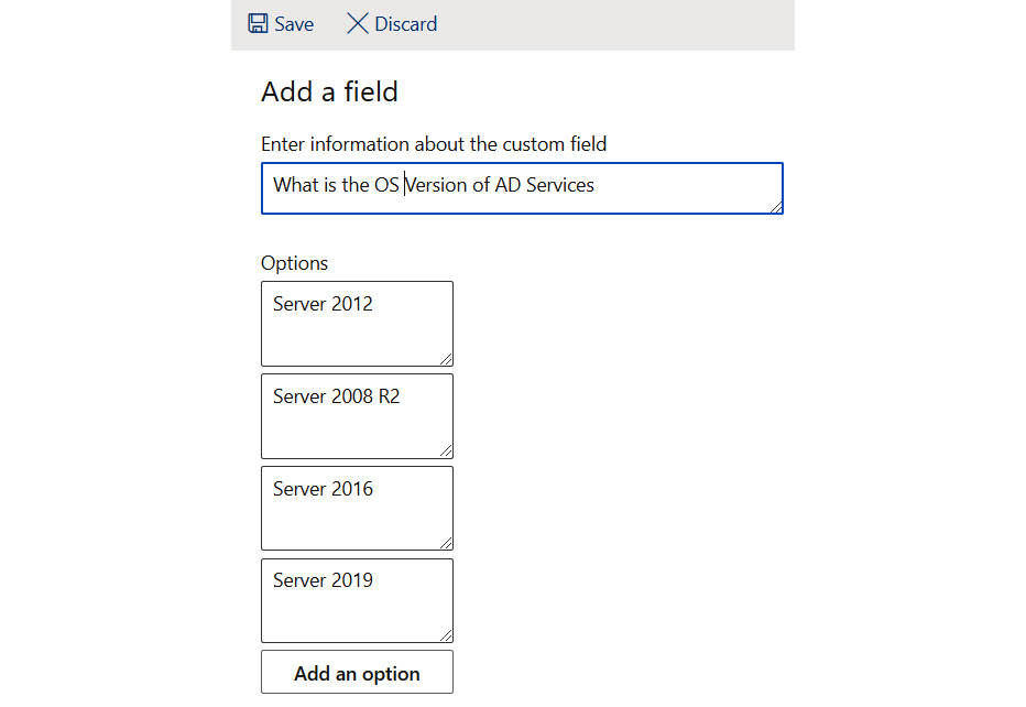 Figure 1.65 – Mandatory information to be provided by a customer 
