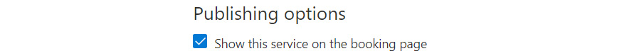 Figure 1.67 – To show the service on the booking page
