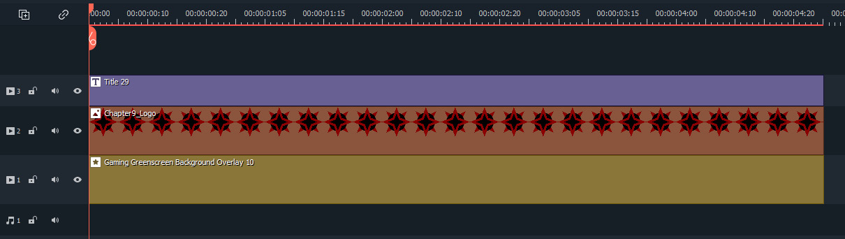 Figure 9.1: Wondershare Filmora 11 – the logo project initial timeline