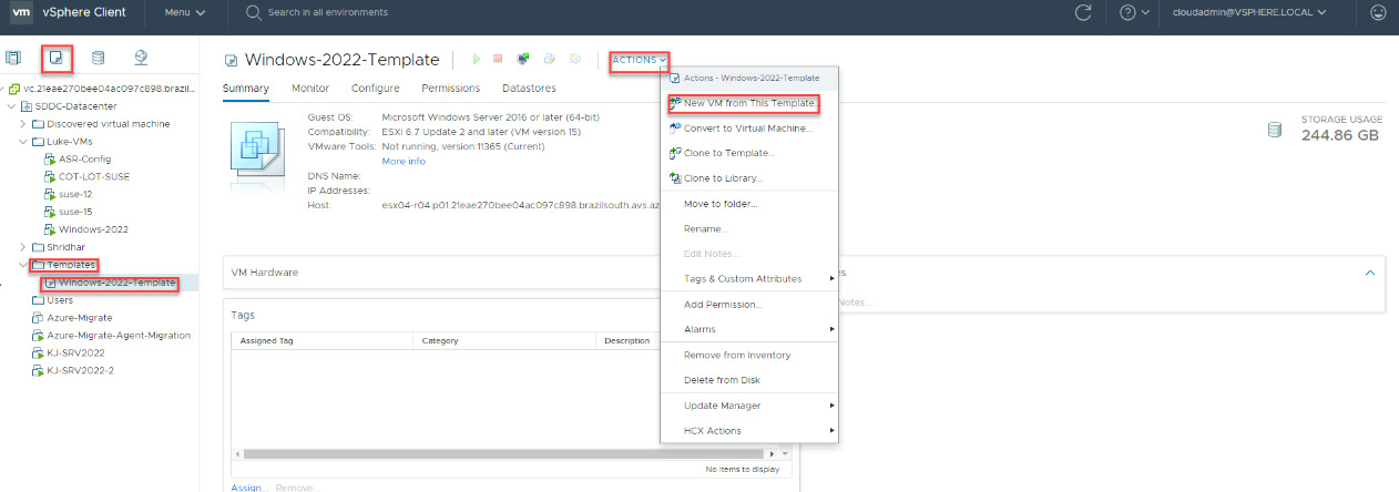 Figure 6.24 – New VM from an OS template