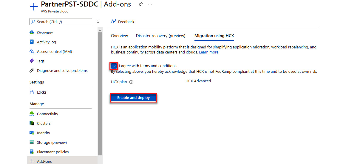 Figure 5.2 – VMware HCX deployment and configuration