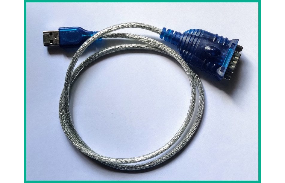 Figure 2.4: RS-232 converter cable