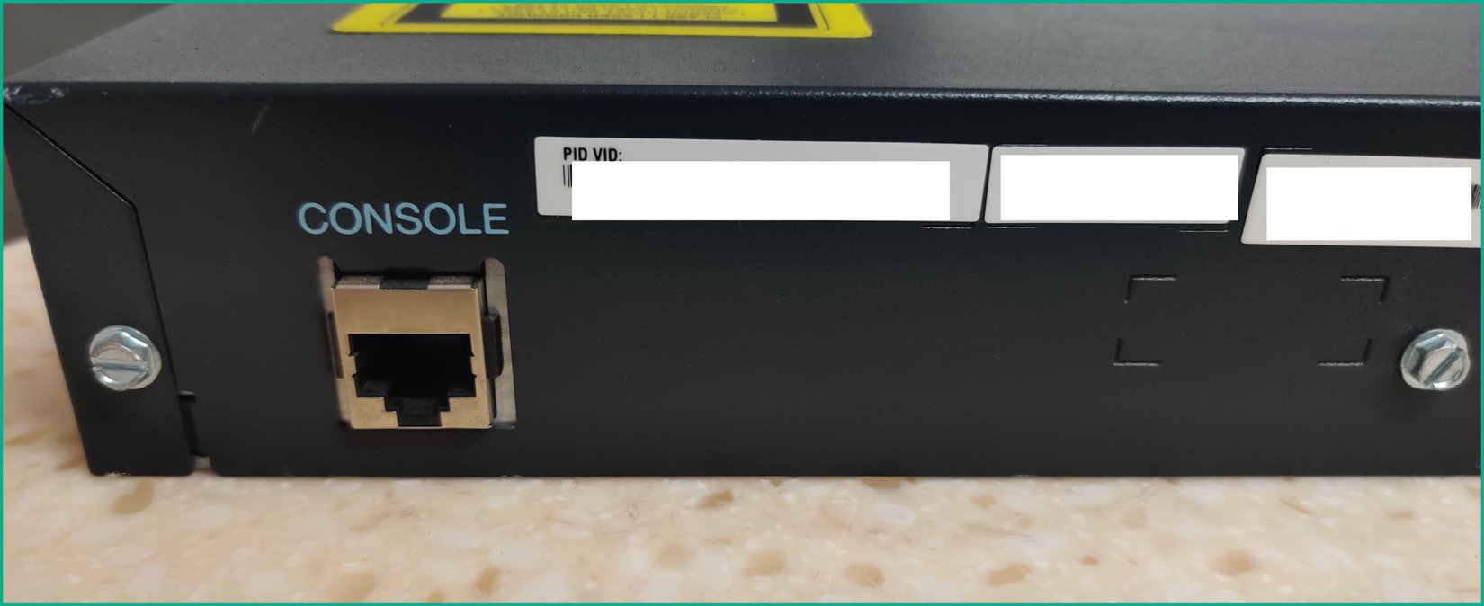 Figure 2.5: Console port