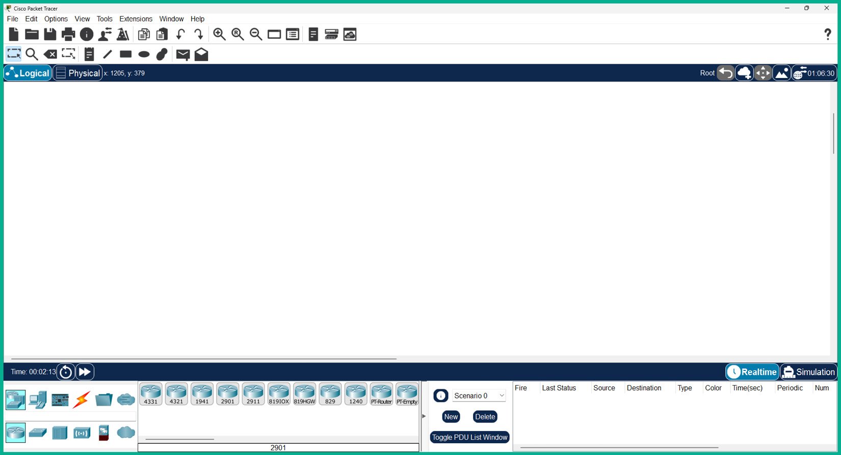 Figure 2.14: Cisco Packet Tracer