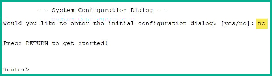 Figure 2.27: Router CLI