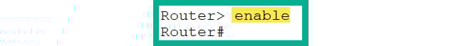 Figure 2.28: Elevating to Privilege Exec mode