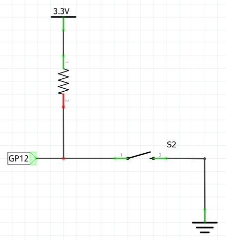 Figure 3.7 – GPIO pin pull-up configuration
