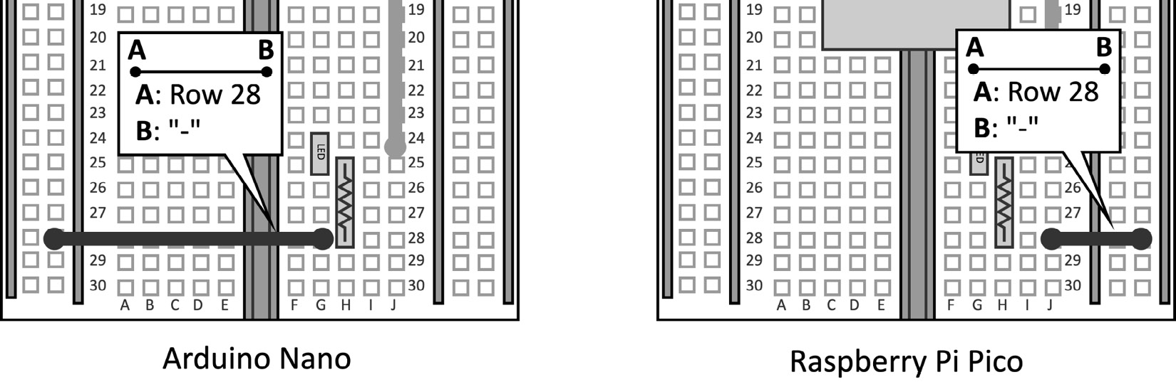 Figure 2.24 – Connect the resistor to GND
