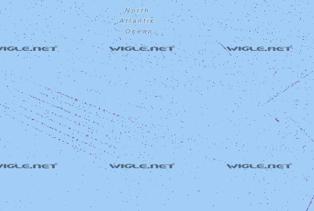 Figure 1.9 – Wardriving observations from the North Atlantic
