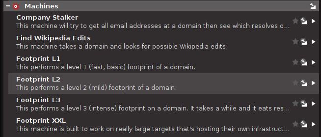 Figure 1.21 – Finding the Footprint transforms after selecting the domain entity
