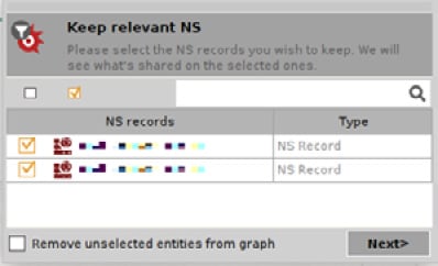 Figure 1.22 – Picking and choosing the relevant entities
