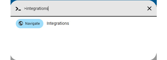 Figure 9.13 – Integrations configuration from the C hotkey