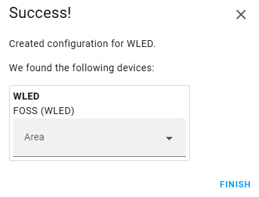 Figure 9.15 – WLED final configuration screen in Home Assistant