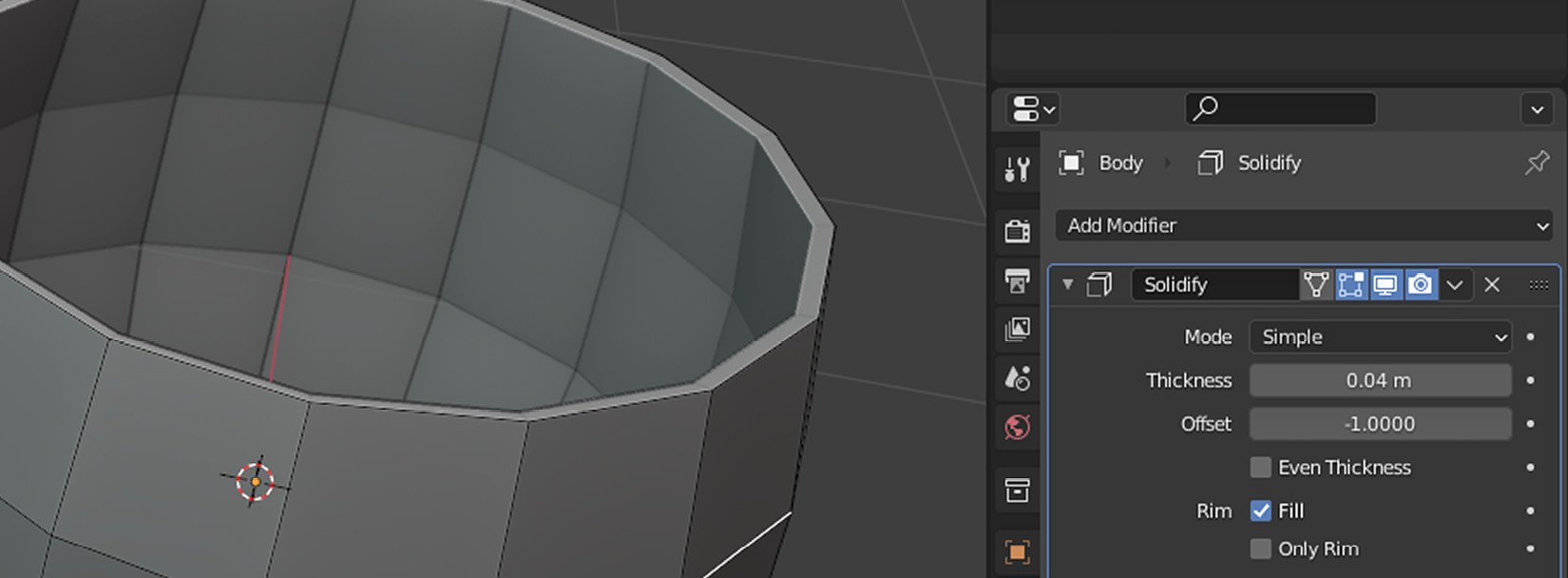 Figure 1.11 – Our barrel is starting to look more solid
