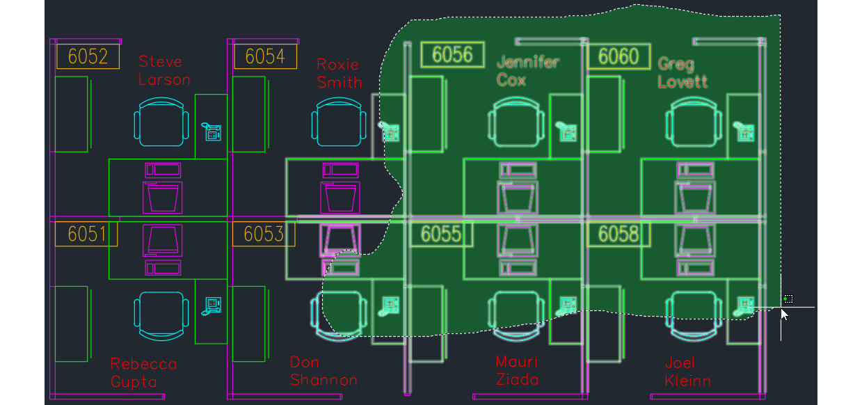 Figure 1.19: The “crossing lasso” selection
