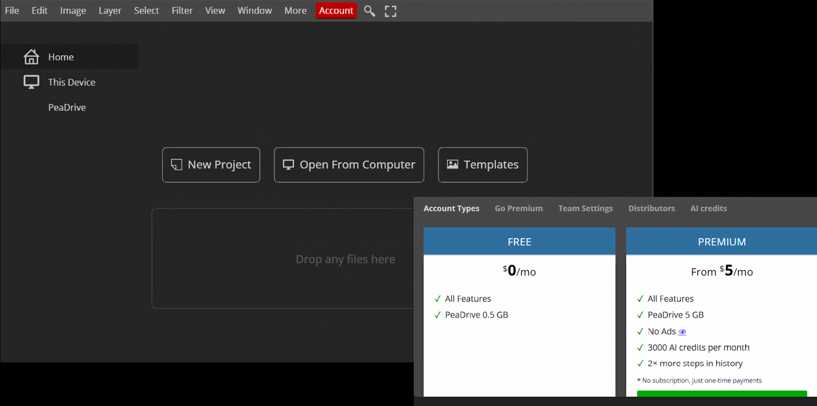 Figure 1.1 – Setting up an Account