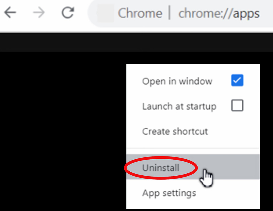 Figure 1.3 – Uninstall Photopea