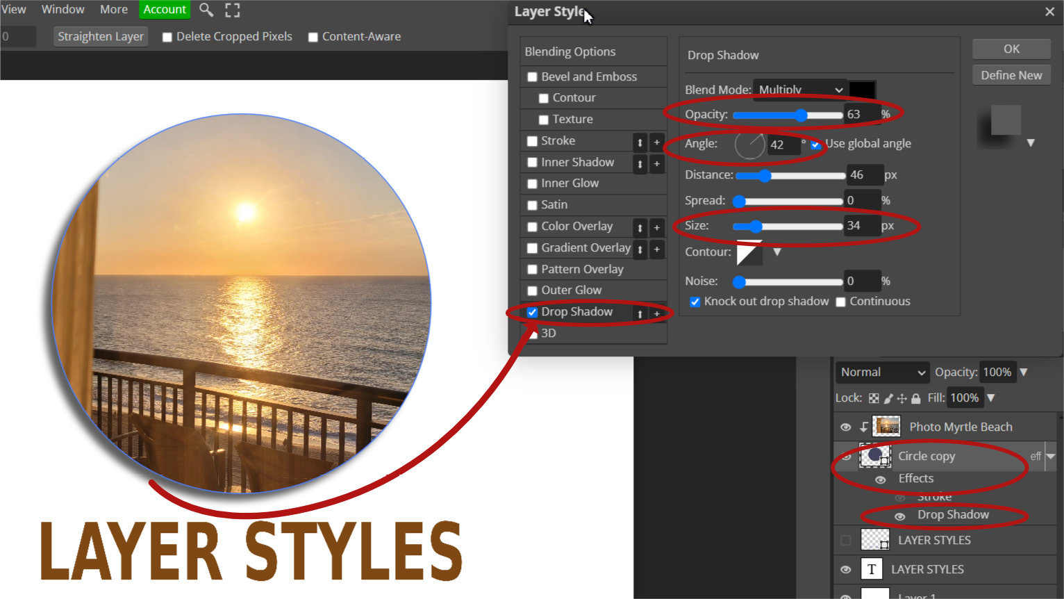 Figure 4.26 – The Layer Style panel