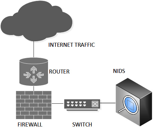  Figure 1.4 – NIDS placement
