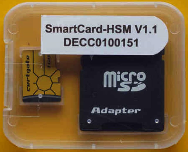  Figure 1.13 – MicroSD HSM
