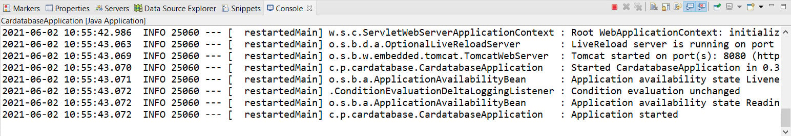 Figure 1.11 – Logging message
