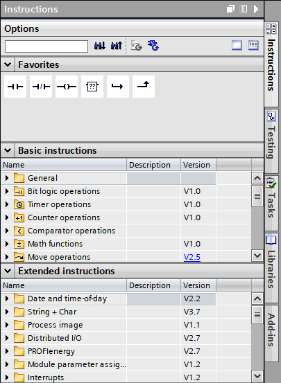 Figure 1.15 – Instructions pane
