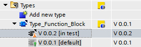 Figure 1.21 – Example of a program block in test 
