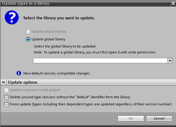 Figure 1.25 – Updating types in a library
