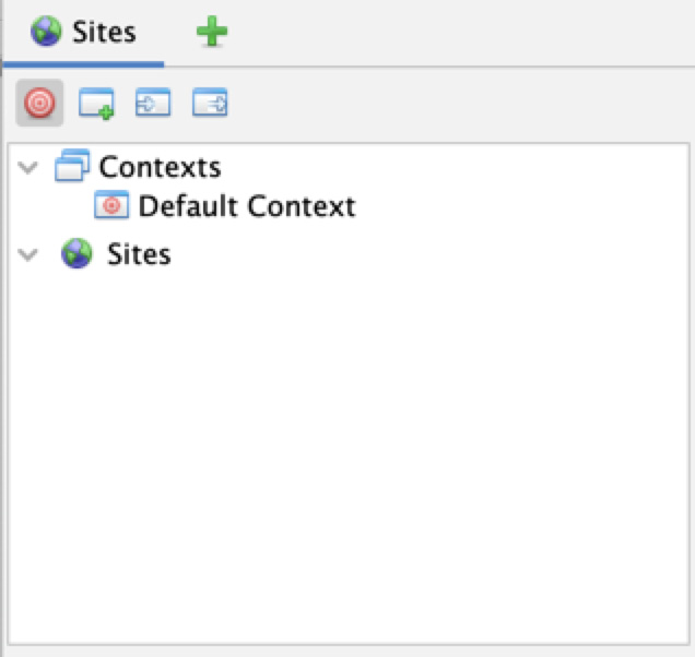 Figure 2.8 – Sites tree