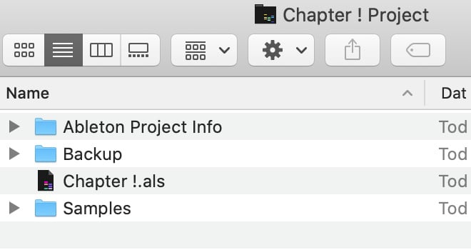 Figure 1.28 – Crucial files in the Project ﻿folder