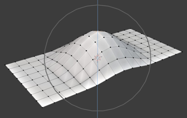 Figure 1.8 – Proportional Editing
