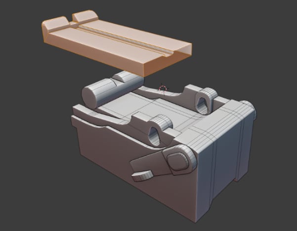 Figure 1.15 – Separating a loose part
