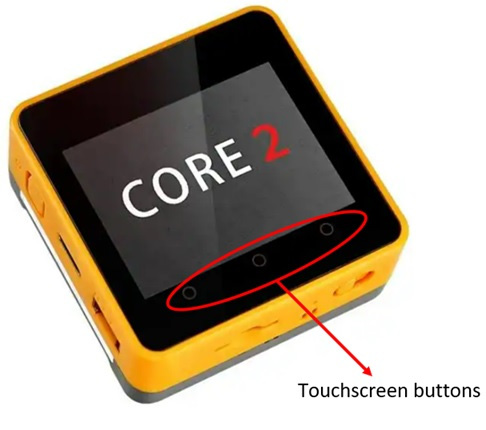 Figure 6.3: Touchscreen buttons